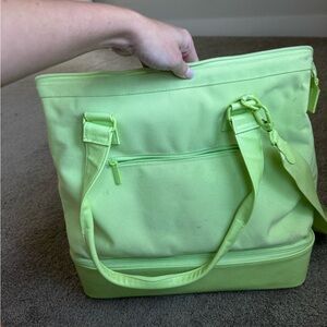 BEIS Citron Green mini weekender